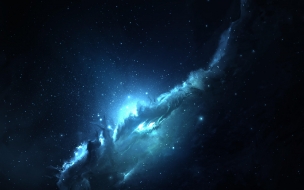 Nebula 2560x1440 space stars 5k