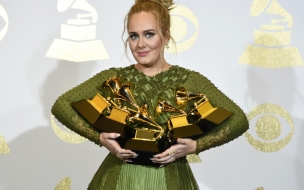 Adele 2560x1440 grammy 2017 grammy awards winner dress