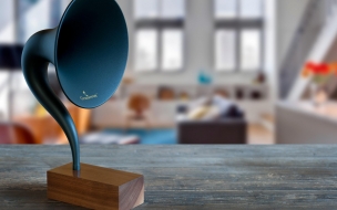 Gramovox 2560x1440 bluetooth gramophone music sound blue room