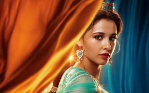 Aladdin 2560x1440 naomi scott 4k