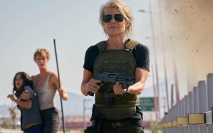 Terminator dark fate 2560x1440 mackenzie davis linda hamilton natalia