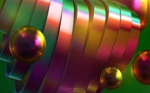 Abstract 2560x1440 3d colorful 8k