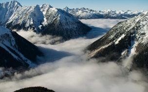 Alps 2560x1440 switzerland mountains clouds 5k