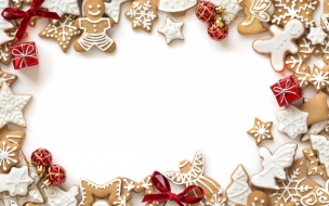 Christmas 2560x1440 new year cake 5k