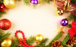 Christmas 2560x1440 new year decoration 4k