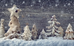 Christmas 2560x1440 new year decorations snow