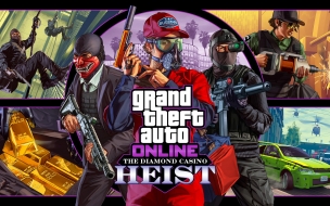 The diamond casino heist 2560x1440 gta online poster 8k