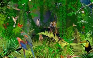 Fondo de pantalla de Fondo de pantalla jungla
