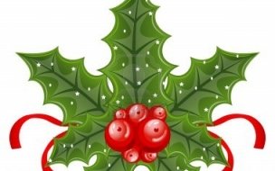 Fondo de pantalla de Fondo de pantalla laurel navideño