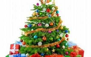 Fondo de pantalla de Fondo de pantalla arbol y regalos