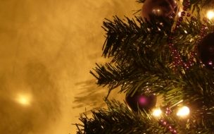 Fondo de pantalla de Fondo de pantalla parte de un arbol de navidad