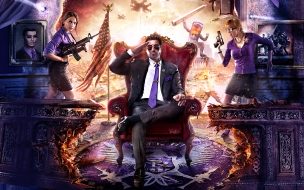Fondo de pantalla de Saints row iv artwork wide