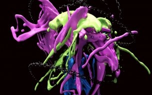 Fondo de pantalla de 3d Color Blast