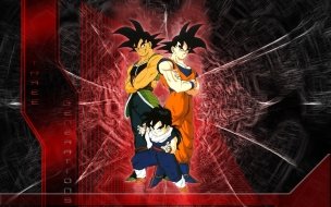 Fondo de pantalla de DBZ Three generations