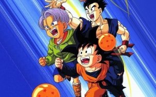 Fondo de pantalla de Equipo Goku Dragon ball gt