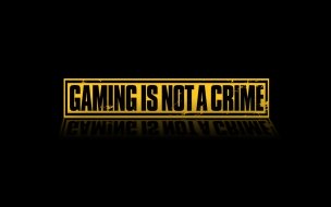Fondo de pantalla de Gaming Is Not A Crime wallpaper