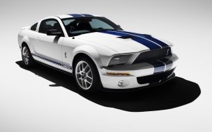Fondo de pantalla de 2007 Ford Shelby GT500 Production White 2 wallpape