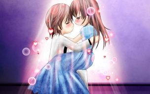 Fondo de pantalla de Anime Love