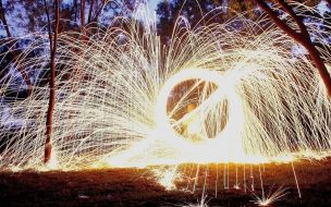 Fondo de pantalla de Steel Wool Experiment