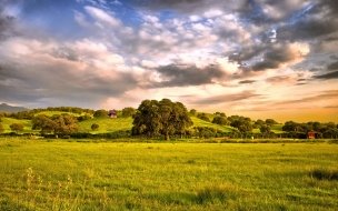Fondo de pantalla de Campo con colinas