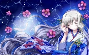 Fondo de pantalla de Aoi Shiro