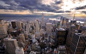 Fondo de pantalla de Ciudad llena de edificios