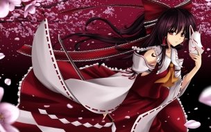 Fondo de pantalla de Hakurei Reimu