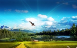 Fondo de pantalla de Paisajes romanticos