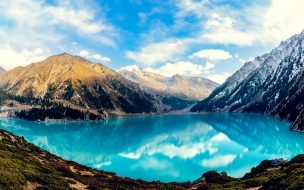 Fondo de pantalla de Big almaty lake