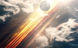 Fondo de pantalla de Sci fi galaxy