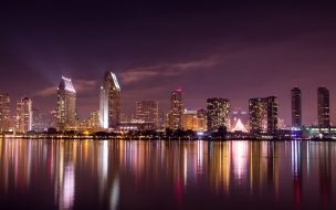 Fondo de pantalla de San diego skyline