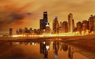 Fondo de pantalla de Chicago nights