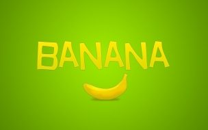 Fondo de pantalla de Fondo de pantalla de una banana