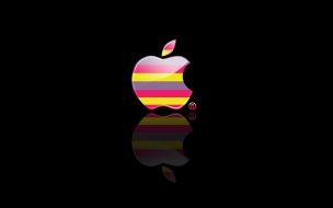 Fondo de pantalla de Apple en Lilas y Amarillos