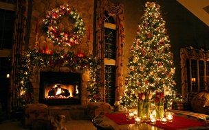 Fondo de pantalla de Fondo de pantalla hd 2016 navidad hogar arbol tarjetas