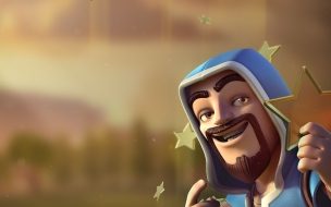 Fondo de pantalla de El mago, un protagonista de Clash Royale