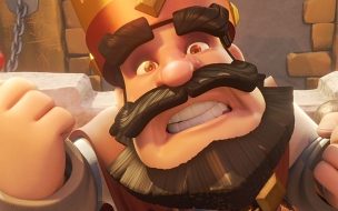 Fondo de pantalla de El Rey de Clash Royale