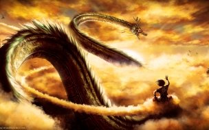 Fondo de pantalla de Good Morning Shenron