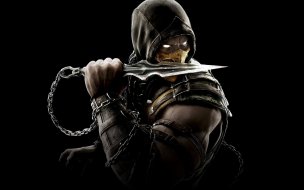 Fondo de pantalla de Scorpion mortal kombat x 1920x1080