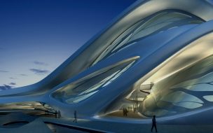 Fondo de pantalla de Abu dhabi performing arts center 2560x1440 uae tourism travel steel
