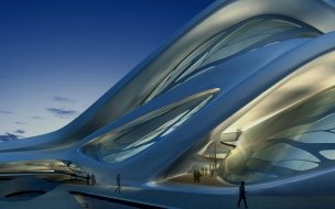 Fondo de pantalla de Abu dhabi performing arts center 2560x1440 uae tourism travel steel