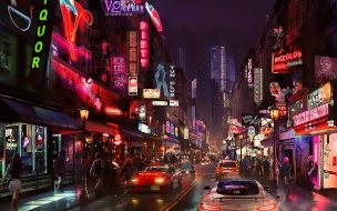 Fondo de pantalla de Cyberpunk 2560x1440 future world 4k