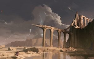 Fondo de pantalla de Desert 2560x1440 warrior 4k