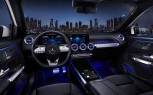 Fondo de pantalla de Mercedes benz eqb 350 amg 2560x1440 auto shanghai 2021 2021 cars