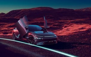 Fondo de pantalla de Xpeng p7 wing 2560x1440 electric cars guangzhou motor show 4k