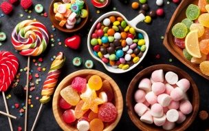 Fondo de pantalla de Candy 2560x1440 marmellou jellies lollipop delicious 5k