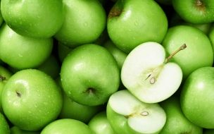 Fondo de pantalla de Apples 2560x1440 green 5k