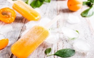 Fondo de pantalla de Ice cream 2560x1440 apricot delicious 5k