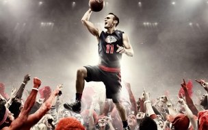 Fondo de pantalla de Nike 2560x1440 basketball bounce point