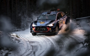 Fondo de pantalla de Rally 2560x1440 winter snow 6k